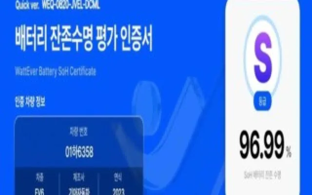 중고차직거래사이트추천 EV6 롱레인지 매물 사진 4 - 2022/12 47,263km